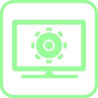 Computer Settings Vector Icon