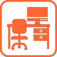 Work Space Vector Icon