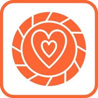 Heart Chip Vector Icon