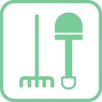 icono de vector de herramientas de jardinería