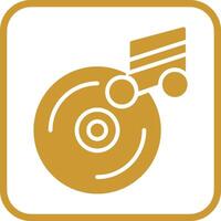 Music CD Vector Icon