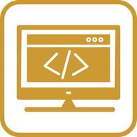 HTML Coding Vector Icon