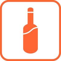 Champagne Bottle Vector Icon