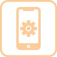 Mobile App Developing Vector Icon