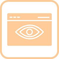 Web Visibility Vector Icon