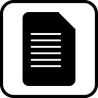 icono de vector de documento