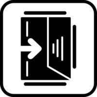 Exit Sign Vector Icon