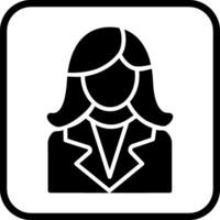 icono de vector femenino
