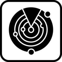 Radar Screen Vector Icon