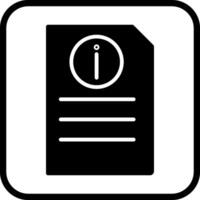 Information Document Vector Icon