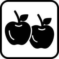 icono de vector de manzana