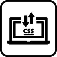 CSS Laptop Vector Icon