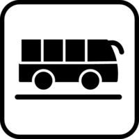 icono de vector de bus