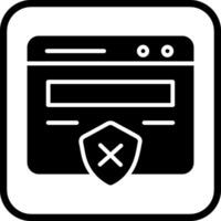 Unprotected Website Vector Icon