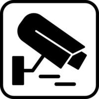 icono de vector de cámara de seguridad