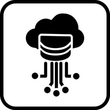 Storage Data Vector Icon