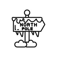 North Pole Diet  icon in vector. Logotype vector
