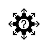 Decision Making icon in vector. Logotype vector