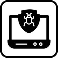 icono de vector de antivirus