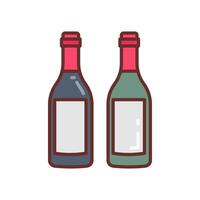 Wine Diet  icon in vector. Logotype vector