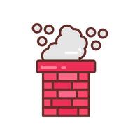 Chimney Diet  icon in vector. Logotype vector