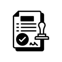 Validation icon in vector. Logotype vector