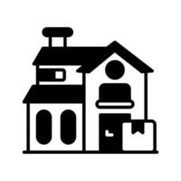 hogar entrega icono en vector. logotipo vector