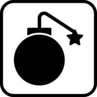 Exploding Cannon Ball Vector Icon