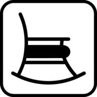 Rocking Chair Vector Icon