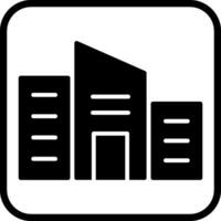 icono de vector de edificio de oficinas