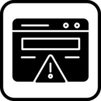 Web Error Vector Icon