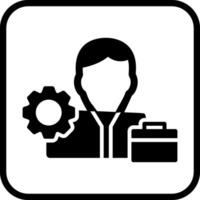 icono de vector de empleado