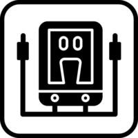 icono de vector de voltímetro