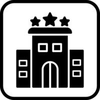 icono de vector de hotel