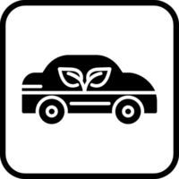 Ecology Car Vector Icon