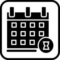 icono de vector de calendario