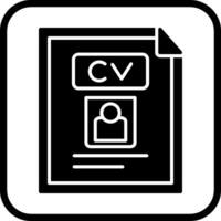 CV Vector Icon