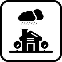 icono de vector de lluvia