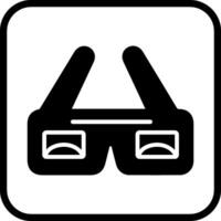 icono de vector de gafas