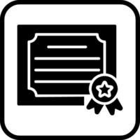 Certificate Vector Icon