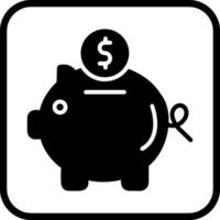 Piggy Bank Vector Icon