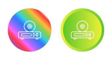 DVD conducir vector icono