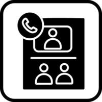 Conference Call Vector Icon