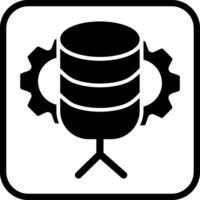 base de datos administración vector icono