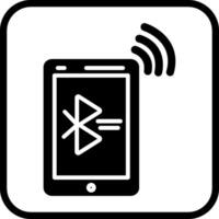 icono de vector de bluetooth