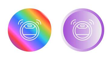 Robot Vacuum Cleaner Vector Icon