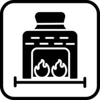 Coal Furnace Vector Icon