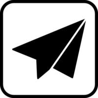 Paper Plane Vector Icon