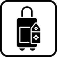 Bag with Tags Vector Icon