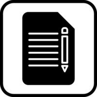 editar documento vector icono